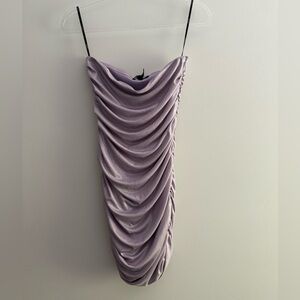 Forever 21 Lavender Ruched Dress